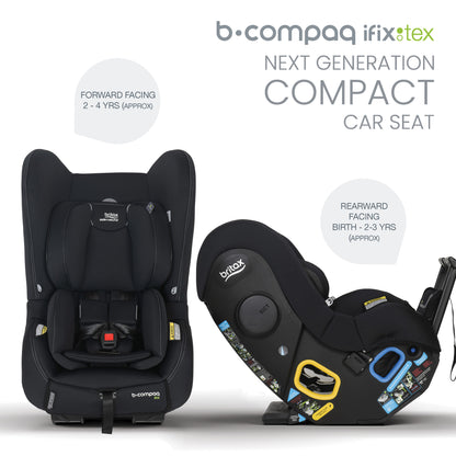 Britax B-Compaq IFix TEX Convertible Car Seat